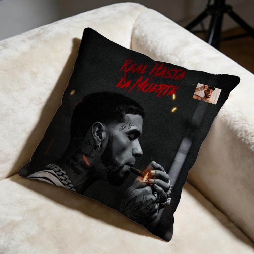 Fashion RReal Hasta La Muerteful Cushion Cover Soft Decorative Pillow Case Suitable for Bedroom Sofa Car Travel Use