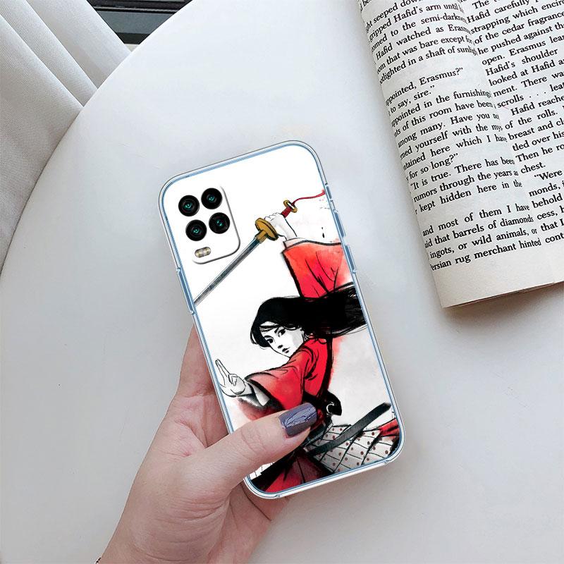 Princess Mulan Transparent Phone Case for Motorola Moto Edge 20 30 40 50 S30 Fusion Ultra Pro Neo Lite