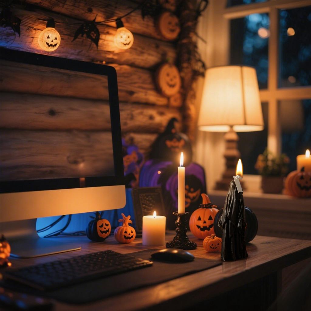 Halloween Candles Spooky Decor, Scented Wax Candles, Halloween Decoration Spooky Goth Gift Table Centerpiece For Party Festival