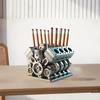 Pen Holder With V8 Engine, Engine Block Desk Organizer, Pen And Pencil V8 Engine Block Holders, Desk Decor Gift For Mechanic, Car Enthusiasts