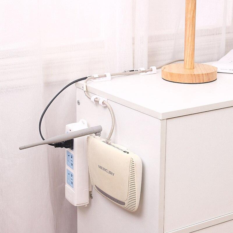 Wall Mounted Plug-in Board Router Holder Patch Panel Holders Power Strip Holder Surge Protector Fixator Punch Free Holder Rack