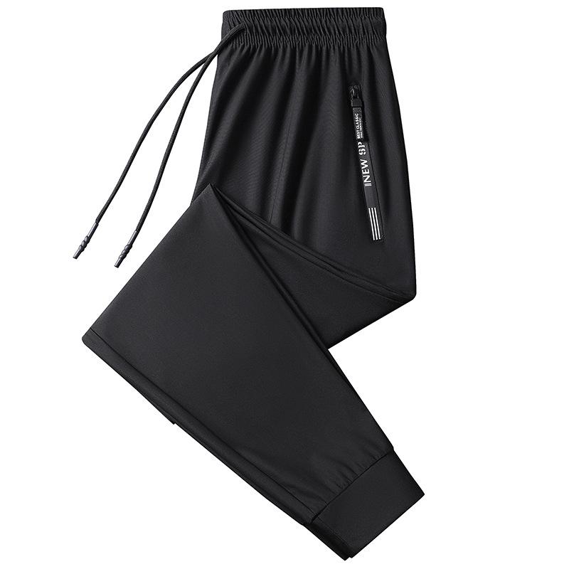 Eisseide Herren Sommer Jogginghose - Trendy, Locker, Gerades Bein, Schnelltrocknende Freizeit-Sportbekleidung
