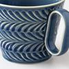 Wired Beans Eternal Hasami Ware 240ml Cup Mug, Rosemary, Mug/Coffee (Blue)