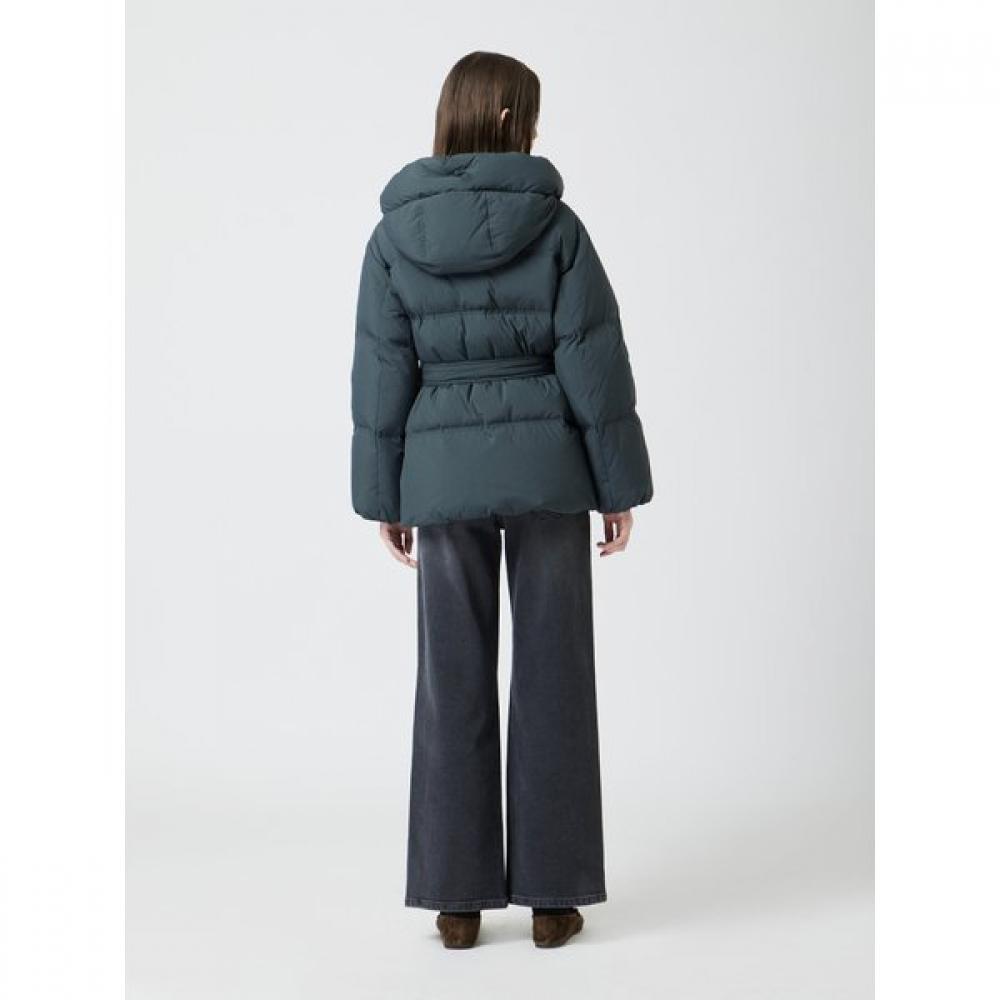 Cc Collect Hooded Belted Half Down C254psg805