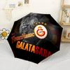 Galatasaray1 Customized Name Umbrella Portable Automatic Umbrella Compact 8-Rib Design Compact Design for Outdoor Daily Use Elegant