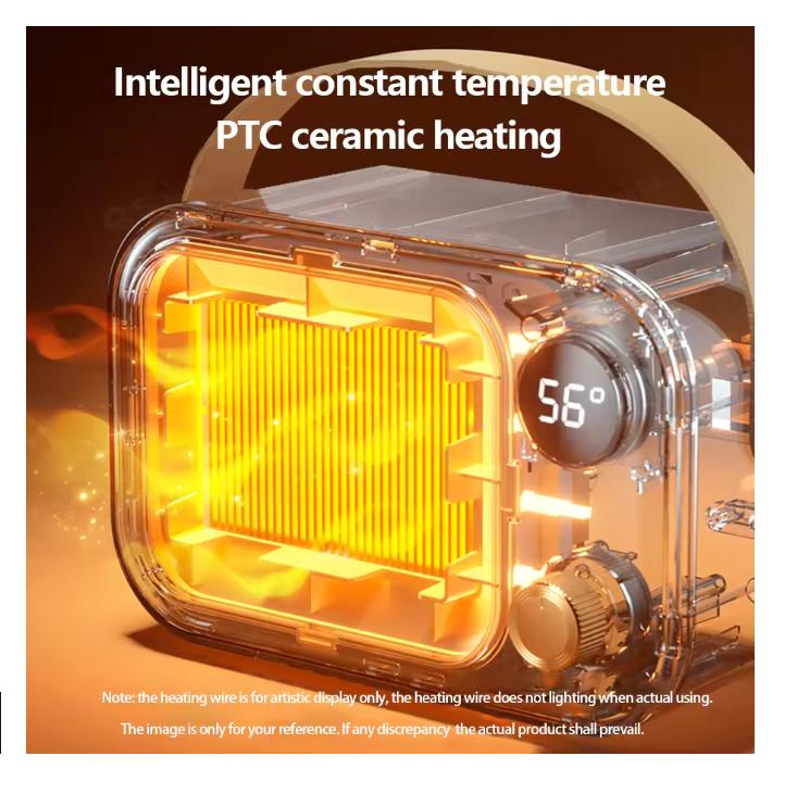 1200W Electric Space Heater Portable Home Heater Electric Heater Portable Heater with LED Screen PTC Ceramic Fast Heating