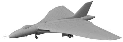 Pit Road SN Series Royal Air Force Vulcan Bomber with Blue Steel Plastic SN22 1/144 B.2 Missiles, Model,