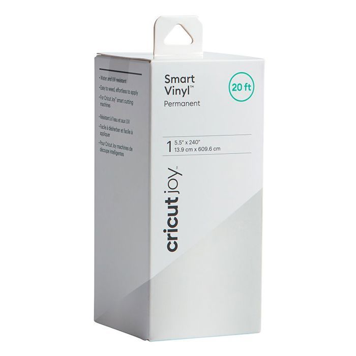 Cricut Vinyle permanent blanc 304,8 x 13,9 cm - compatible Cricut Joy
