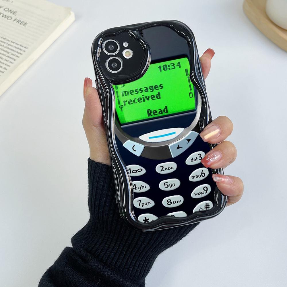 Ae95 Huse de protecție pentru telefon cu design retro pentru Samsung S23 S24 Ultra A55 A14 A25 A13 Infinix Hot 40 Pro Tecno Spark 20C Wave TPU Husă din spate