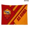 Tenture murale de football AS Roma Esthétique Accrochage mural Couverture en tissu imprimé Tapisseries décoratives pour chambre à coucher Salon Décoration de la maison