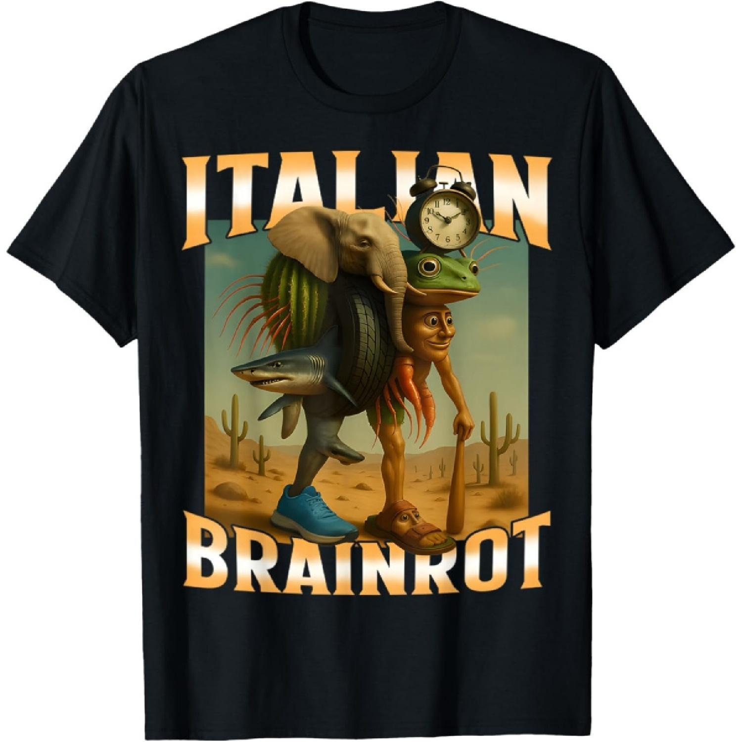 Italian Brainrot T-Shirt(1) S чёрный