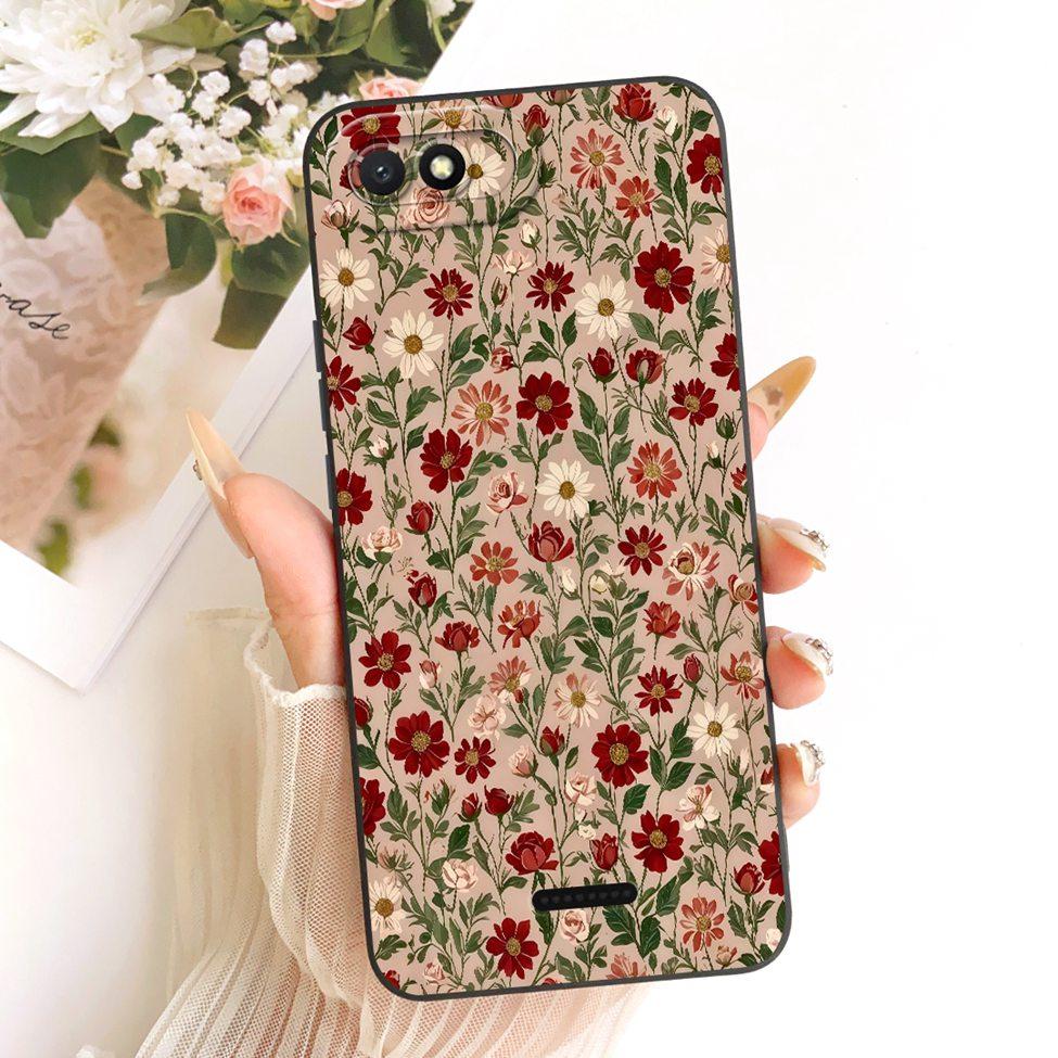 Casing For Redmi 6A Cover Fashion Cartoon Cute Funny Painted Silicone Phone Case M1804C3CG M1804C3CH M1804C3CI