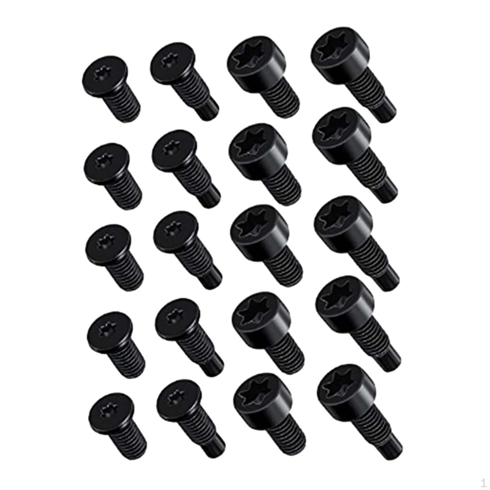 

Carbon Steel Doorbell Screw Replacement Kit for Easy Installation 20Pcs