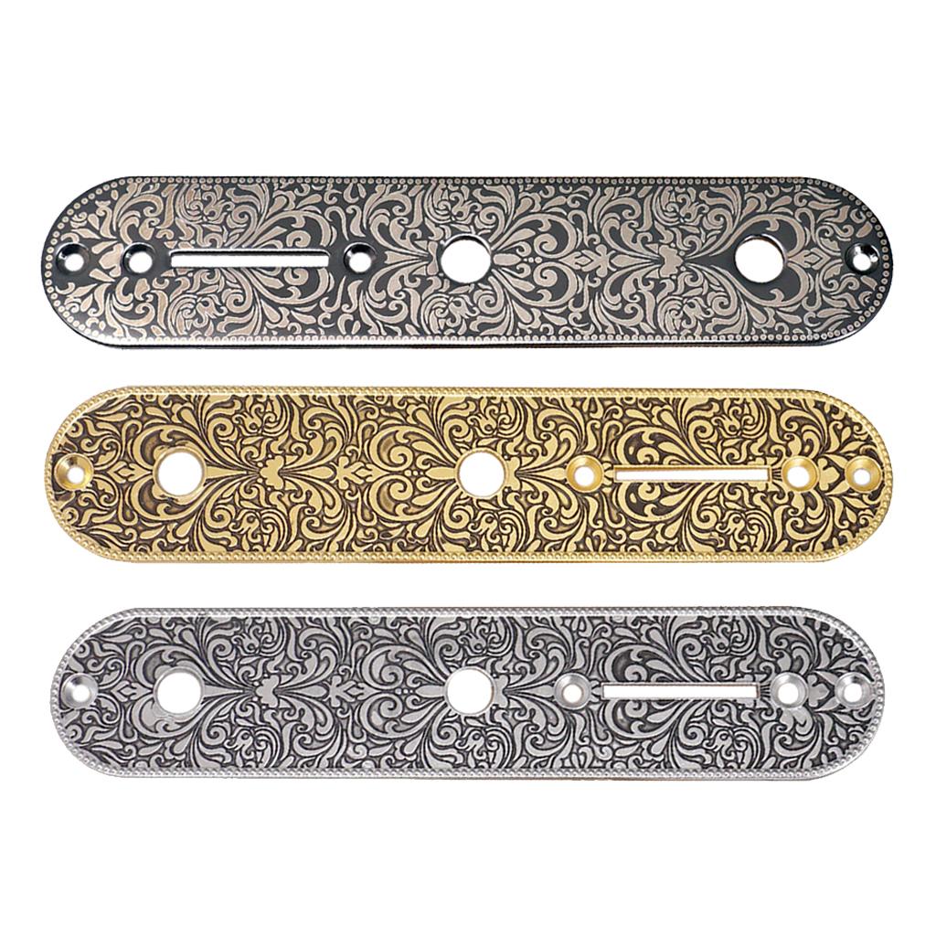Zinc Alloy Electric Guitar Bridge Switch Control Plate for TL Replacements