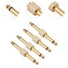 6.35mm Guitar Effects Pedal Plug Connector Lightweight Male To Adapter Straight