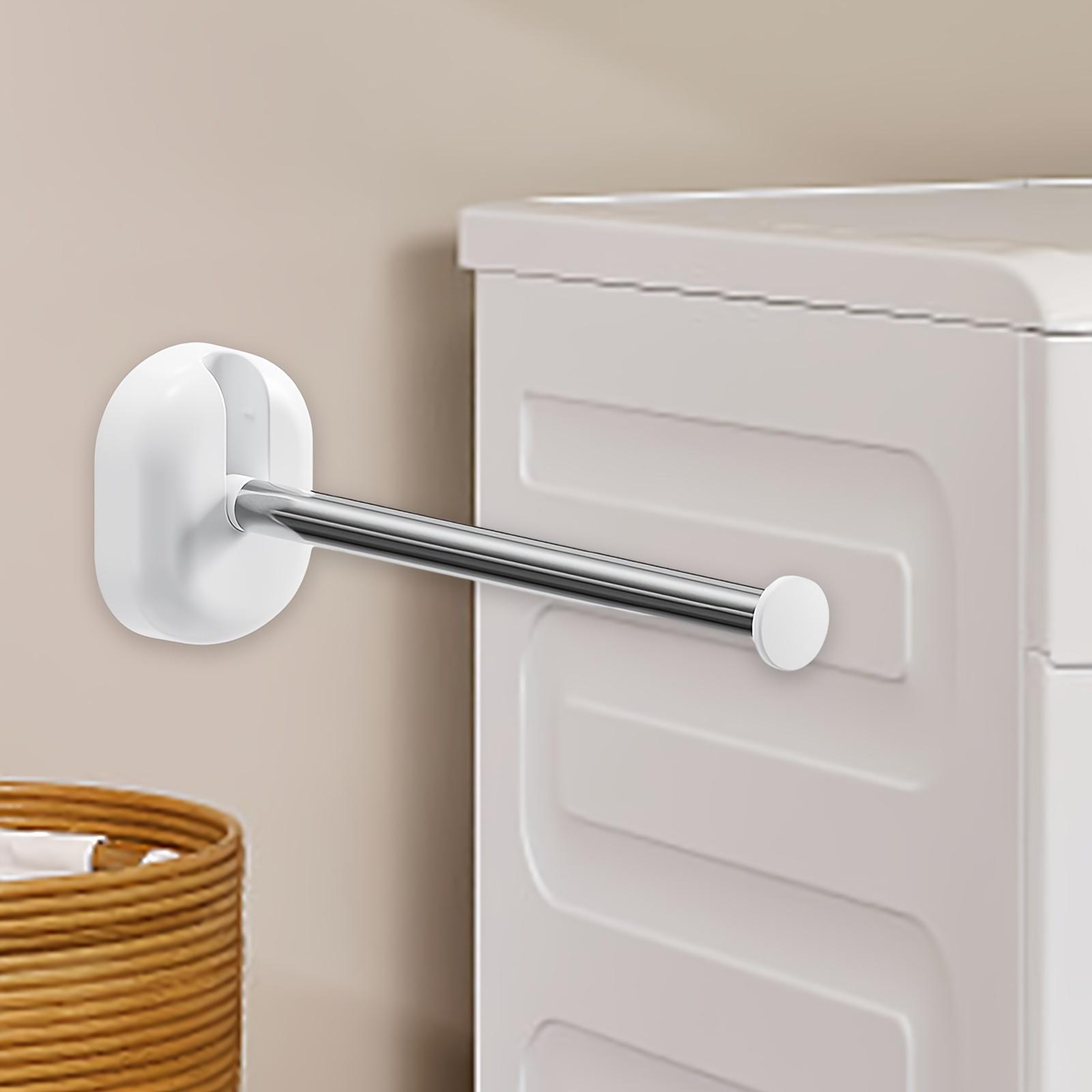 

1 шт. Хранилище для вешалок для одежды, классификация без сверления для балконов и ванных комнат белый