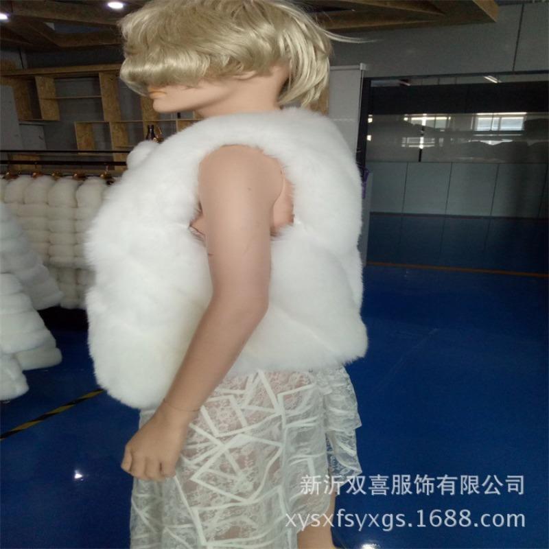 

Новый жилет из искусственного лисьего меха, комбинированный жилет, женский короткий приталенный меховой жилет 2XL