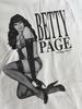 Retro Betty Page White Cotton All Size S234XL Gift For Fans TShirt MI198 Unisex T-Shirt