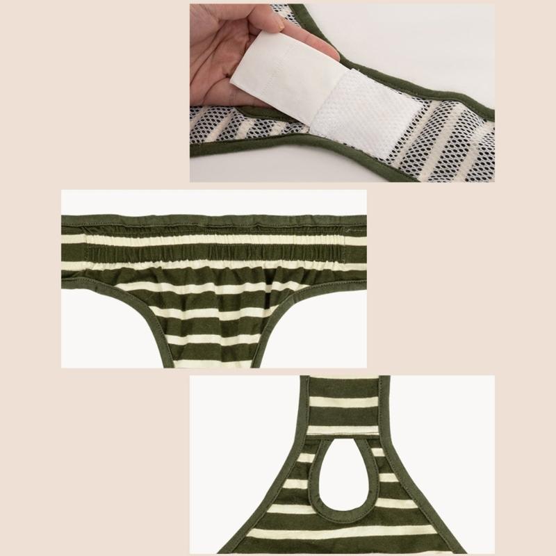 Soft Period Pants Pantie Soft Nappies Suspender for Girls Dog Reusable Doggies Period Diaper Incontinence