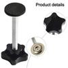 1pc M8*60 Star Knobs Thread Clamping Knob Screw Hand Tightening Knob Corrosion Resistant Hand Tools Parts