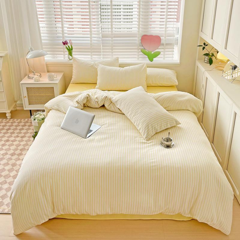 

Комплект постельного белья Ins с наволочкой простыня Односпальный Двуспальный Размер Постельное белье Комплект Пододеяльника Королева/Кинг Двуспальный Покрывало 3pcs 0.9m bed