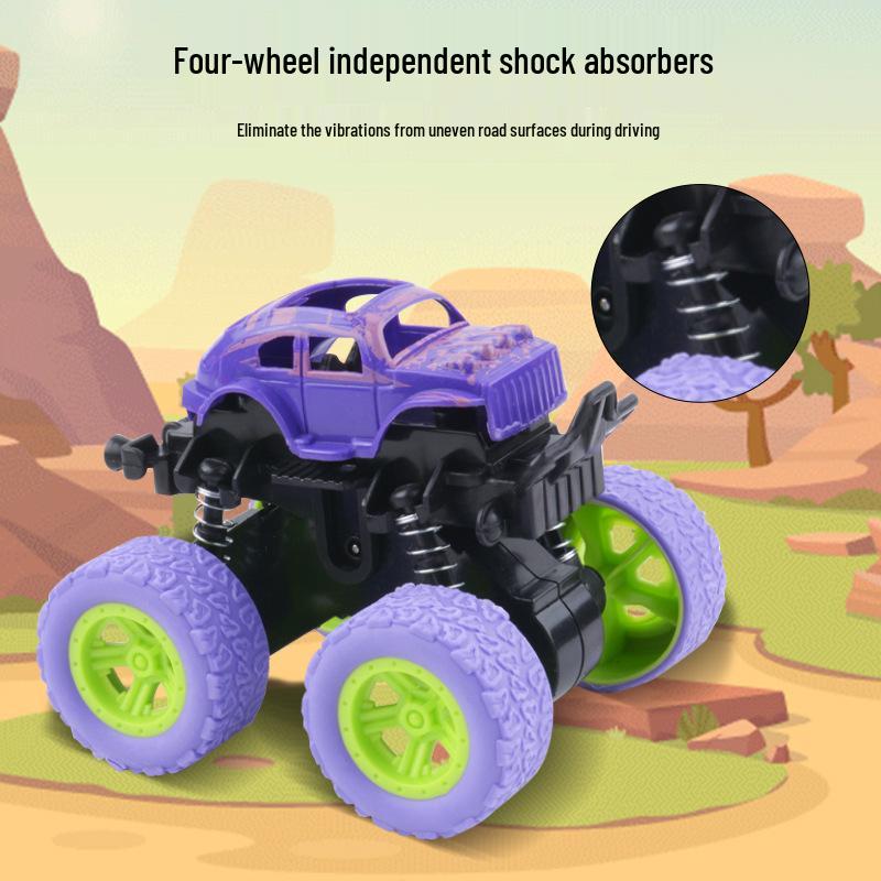 Children's Four-Wheel Drive Off-Road Stunt Car - Durable Inertial Toy Model