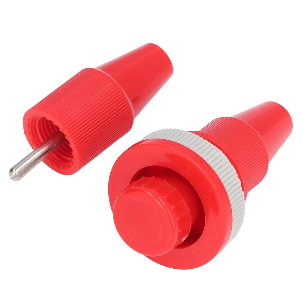 Binding Post Plug Socket Set ABS Silver Alloy Binding Post Terminal with Clear Threads