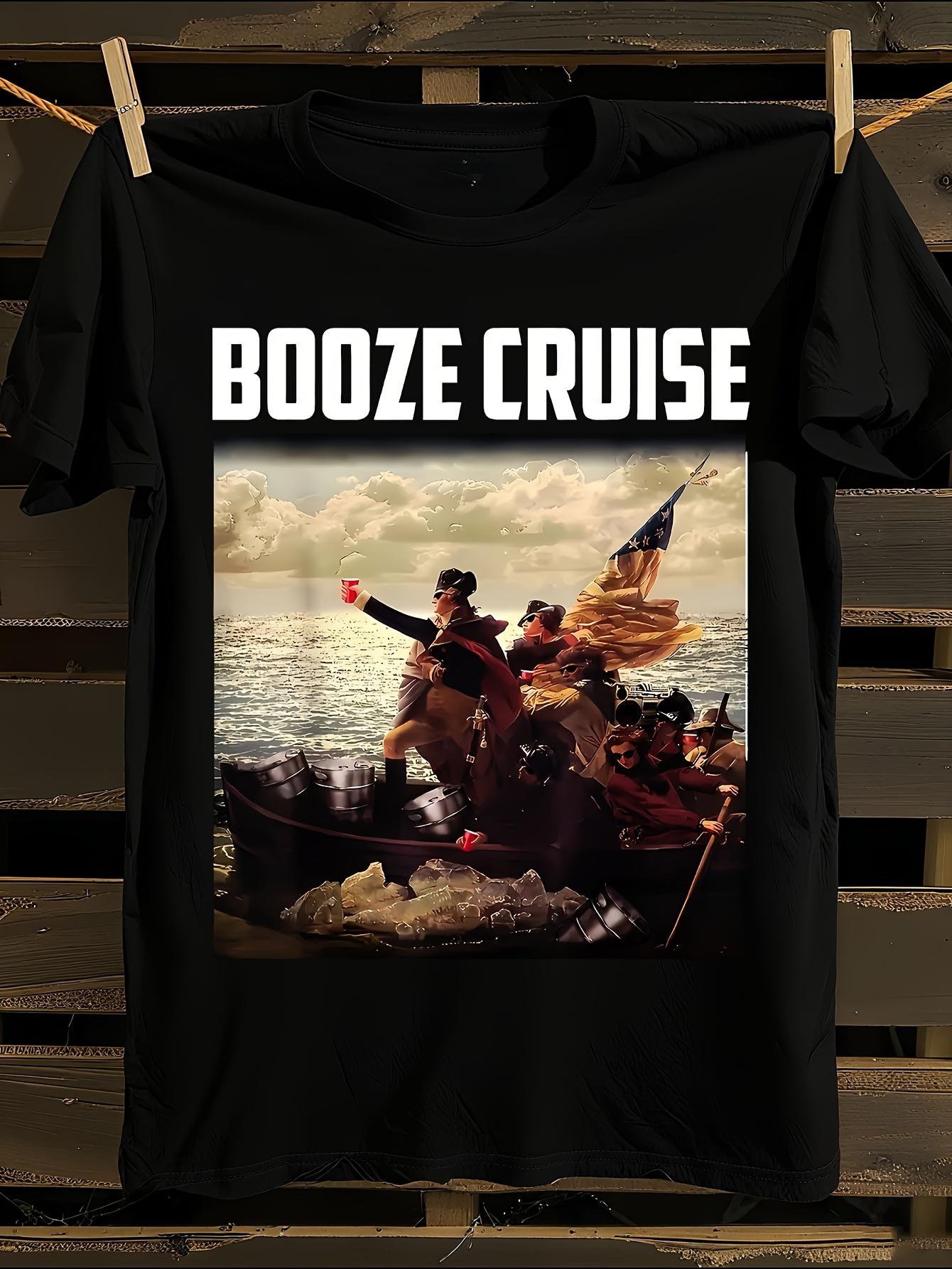 Political Party Booze Cruise Shades & Red Cups T Shirt T-Shirt XL