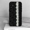 Elegant Black Lace Print Design  Phone Case For Samsung S25,S24,S21,S22,S23,S30,Ultra,S20,Plus,Fe,Lite,Note,10,Black Cover