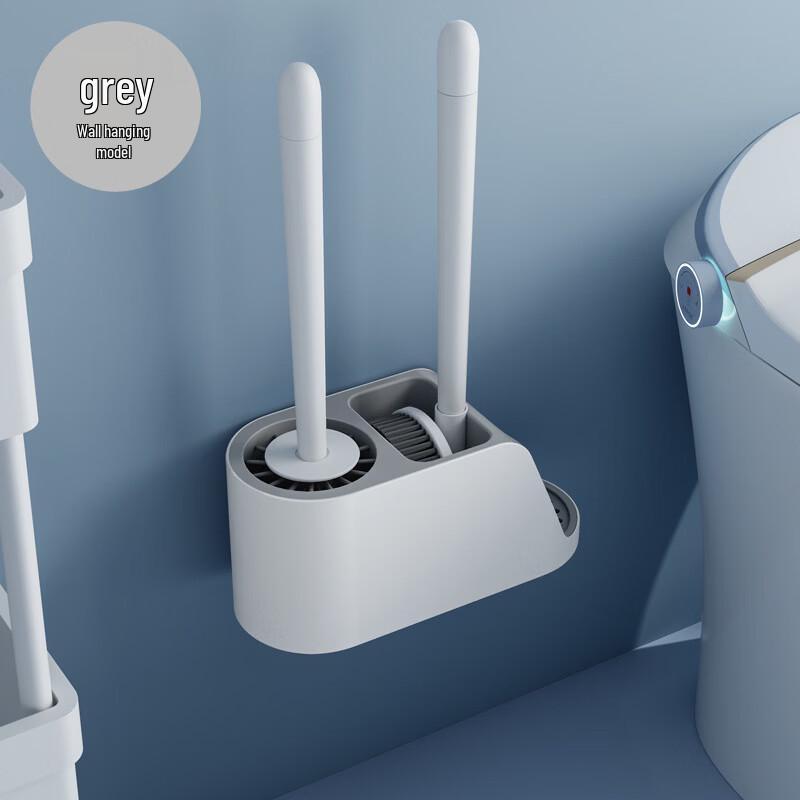 Wall-Mounted Toilet Brush