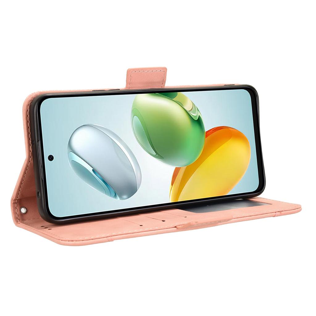 For Honor X7c 4G/200 Smart 5G/Play 60 Plus 5G/Play 9T Stand Case Multiple Card Slots Leather Wallet Phone Cover