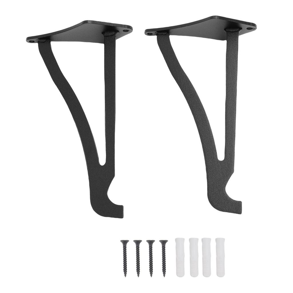 2 STÜCK Vogelfutterhaken Metall Wandmontierte Hängehalterung für Außenpflanzen Blumenampeln Laternen Dekorationen