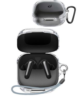 For Anker Soundcore P31i Clear Transparent TPU Cover for YAJOJO Wireless Full and Case, Earphones, Protection, Drop-Resistant, Shockproof, Dustproof,