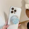 Rhinestone Magnetic Phone Airbag Holder - Japanese Korean Style, Compatible with MagSafe, Sequins Round Design
