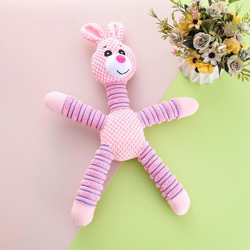 Bunny Dog Toy Funny Dog Chew Toy Portable Pet Supplies Soft Puppy Tooth Cleaning Tool For Domestic Animals
