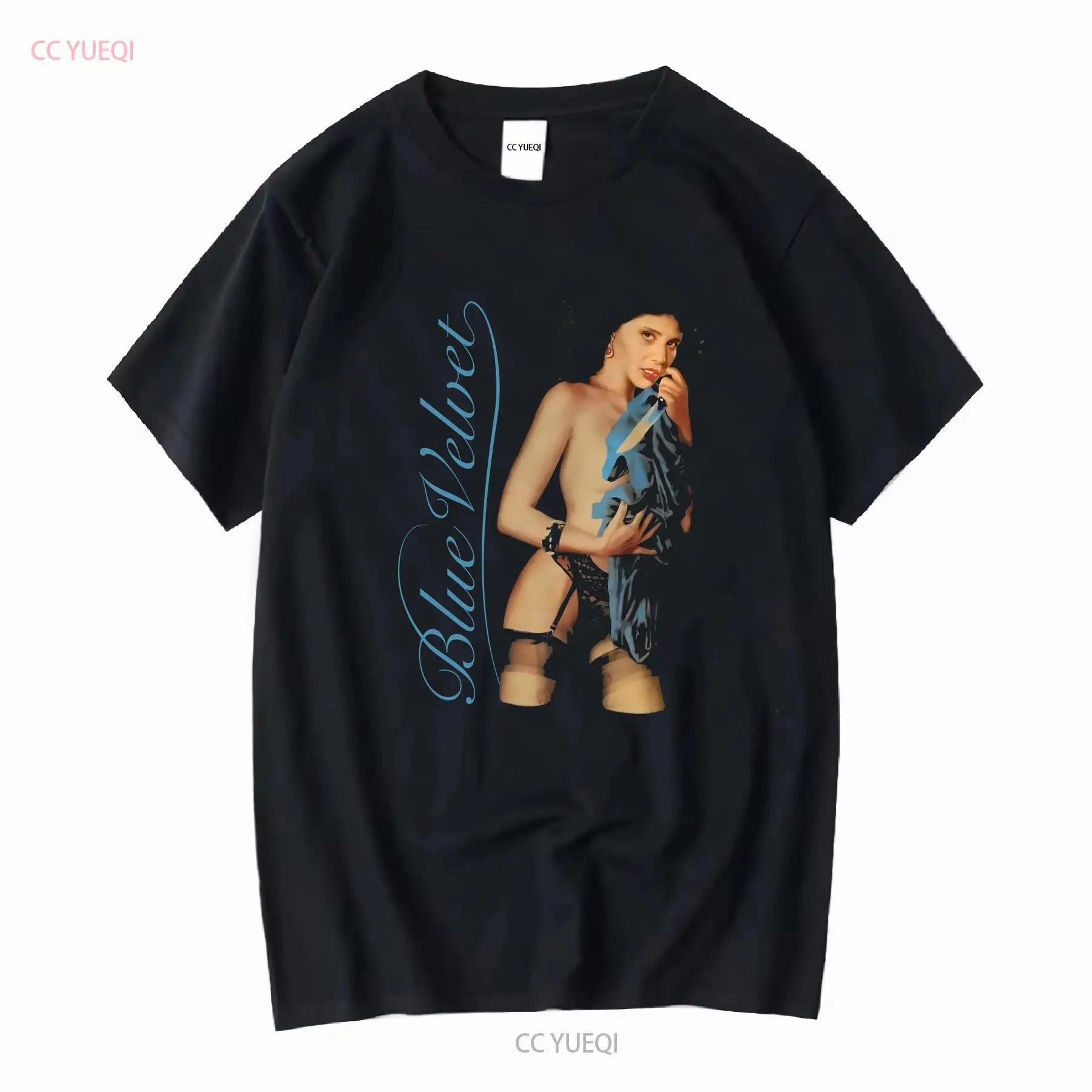 Blue Velvet David Lynch T Shirt Dennis Hopper 1986 Horror Movie Twin Peaks Creator vintage Washed Comfortable homme graphic S разноцветный