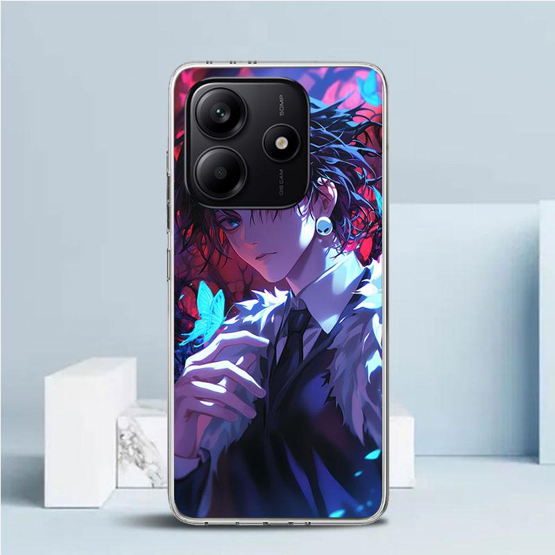 Huner X-Hunters Chrollo Shizuku Phone Case For Xiaomi Redmi Note 15 14 14S 13 12S 12 Pro Plus 11S 11 11T 11E 10S 10 + Soft TPU B