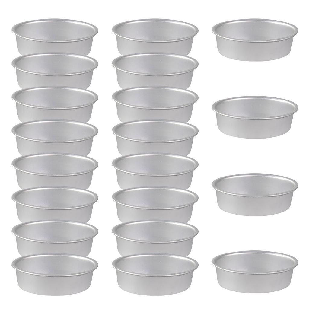 20 ks Všestranné oválné pečicí formy Praktické oválné hliníkové pečicí formy na lahodné cheesecaky a chleby