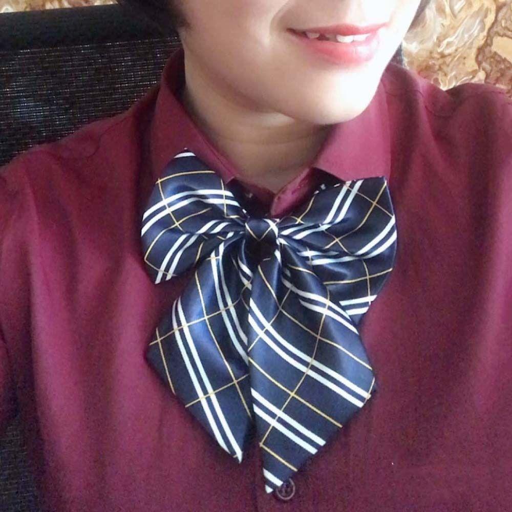 Dots Airline Stewardess Necktie Korean Style JK Uniform Bow Ties School Students Neckties Party