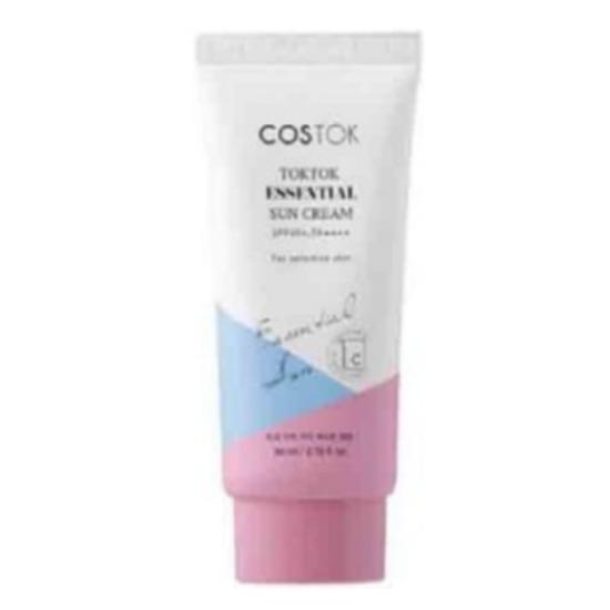 COSTOK Веганский солнцезащитный крем TokTok Essential SPF50+ PA++++ 80мл Sun Cream   1