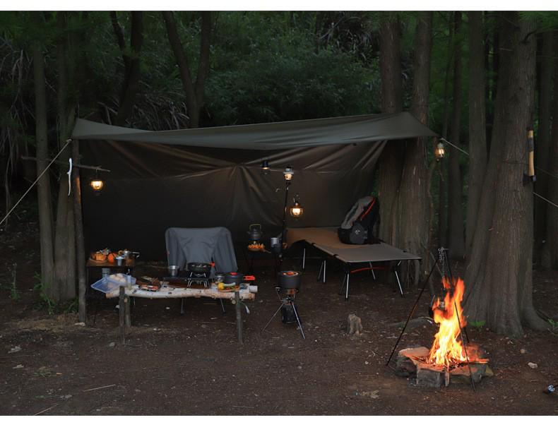 Ultra-Light Aluminum Folding Camp Bed for Camping, Office Naps, and Self-Driving Adventures