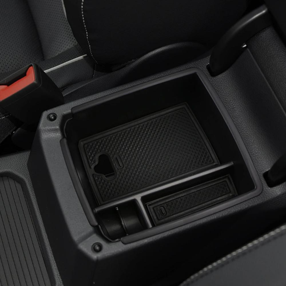 Armrest Storage Box for Volkswagen VW Tiguan Mk2 2016 - 2022 Tray Plate Center Console Holder Container Organizer Accessories