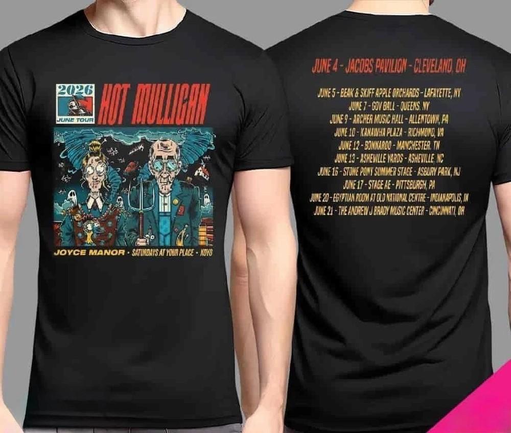 Hot Mulligan June Tour 2026 North American T Shirt Unisex T-Shirt S