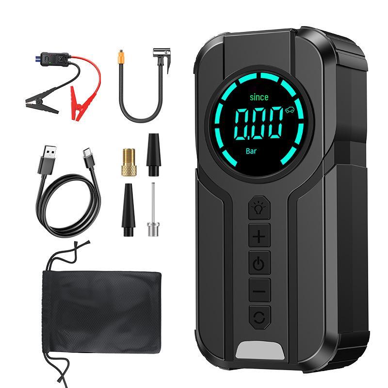 Multi-Function Portable Car Jump Starter & Inflator Power Bank