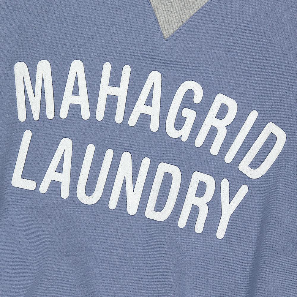Maha Grid Laundry Sweatshirt Blue(Mg2Dsmm444A)