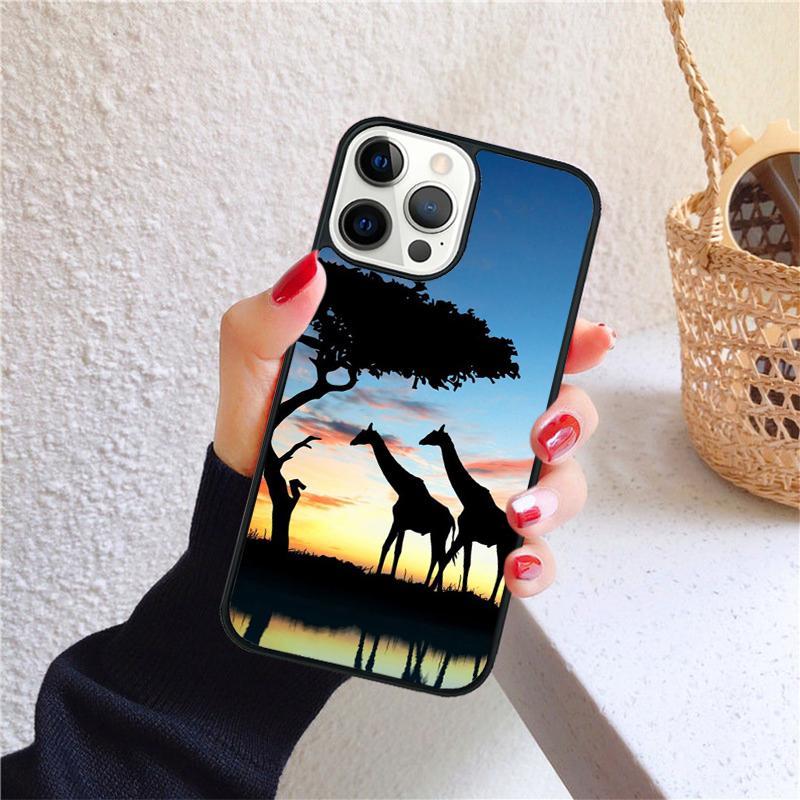African Print Silicone Phone Case for iPhone 17 Air 16 PRO MAX 15 14 PLUS 12 11 13 Back Cover Fundas Shell Coque