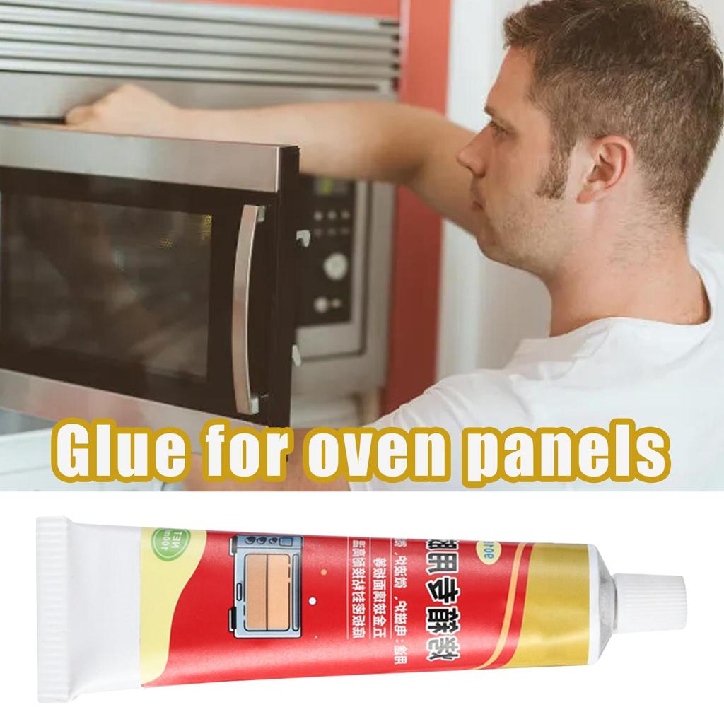Oven Panel Adhesive Fast Drying Household Appliance Sealant 111ml High Temperature Adhesive For Microwave Cooktop Oven Grill