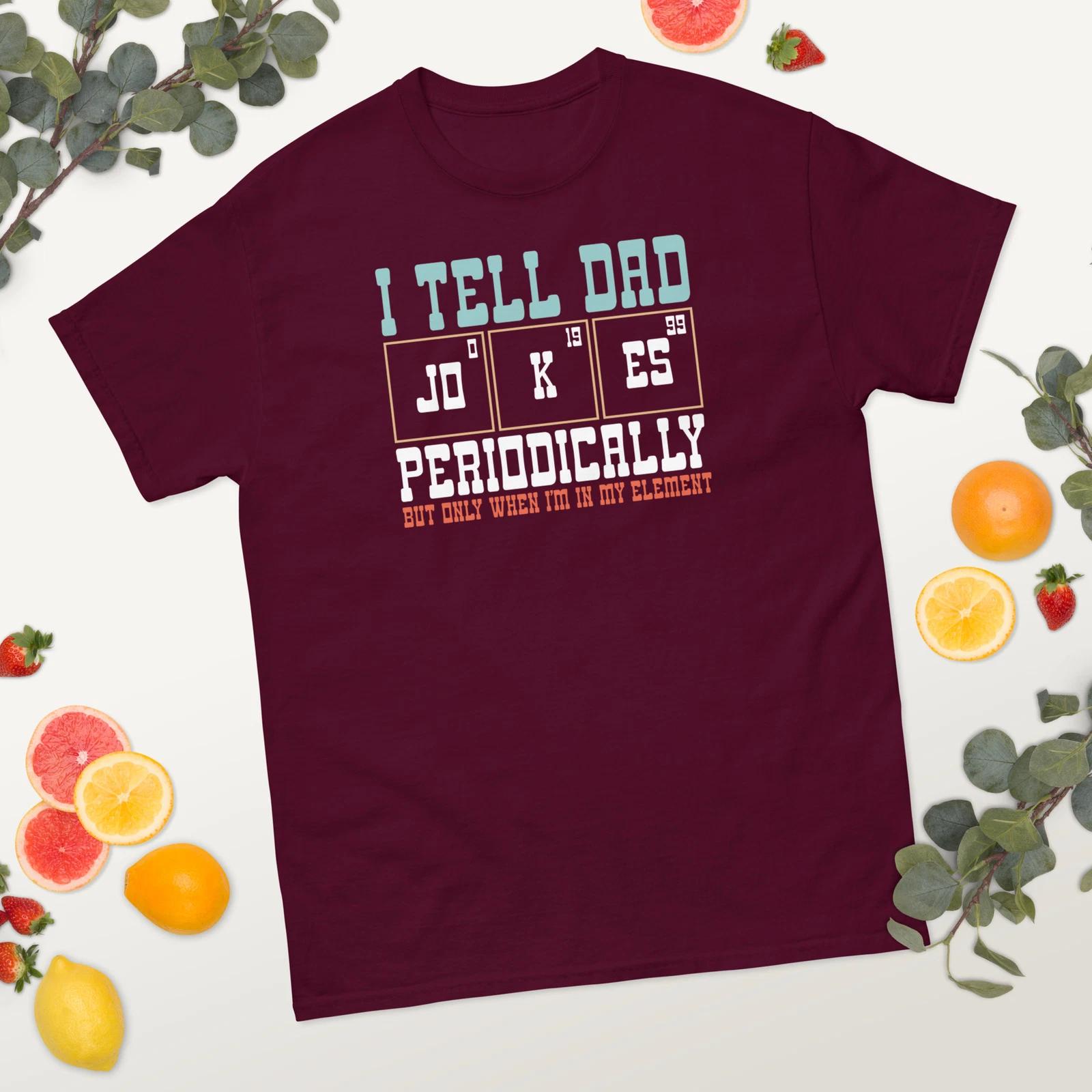 Dad Jokes - Periodic Table - Gildan 5000 Unisex Classic Tee S