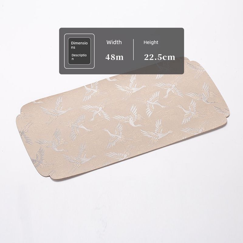 

Ханьский фарфор Сюань-Юньхэ Сухой пузырчатый парчовый маленький коврик для чая Новый китайский дзен Высококлассный легкий роскошный тканевый аксессуар для чайной церемонии Silver coagulum