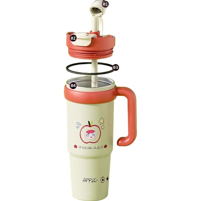 PAKCHOICE 1L Ice Master Insulated Straw Tumbler